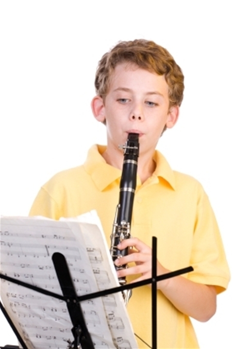 Boy Playing The Clarinet - Music Makers Calgary